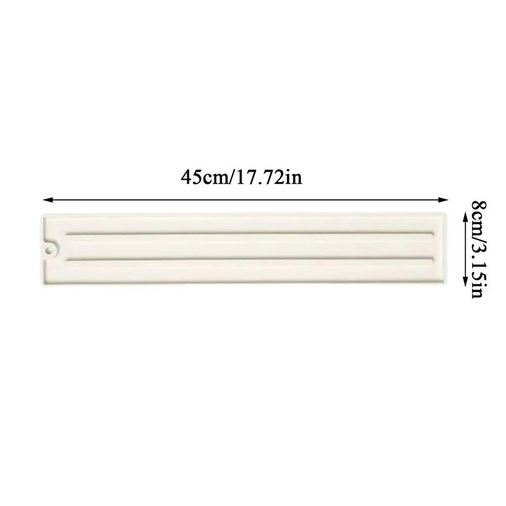 Drying Mat Dish Drainer Mat for Kitchen Narrow Space Drainer Accessories Organizer Dryer Protective Pad for Apartment Home Bath Oasis Select White L