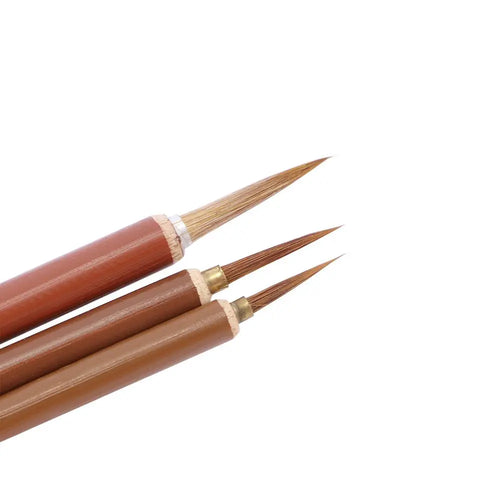 3-Piece Calligraphy Hook Line Paint Brush Set – S, M & L Calligraphy Paint Brush Oasis Select