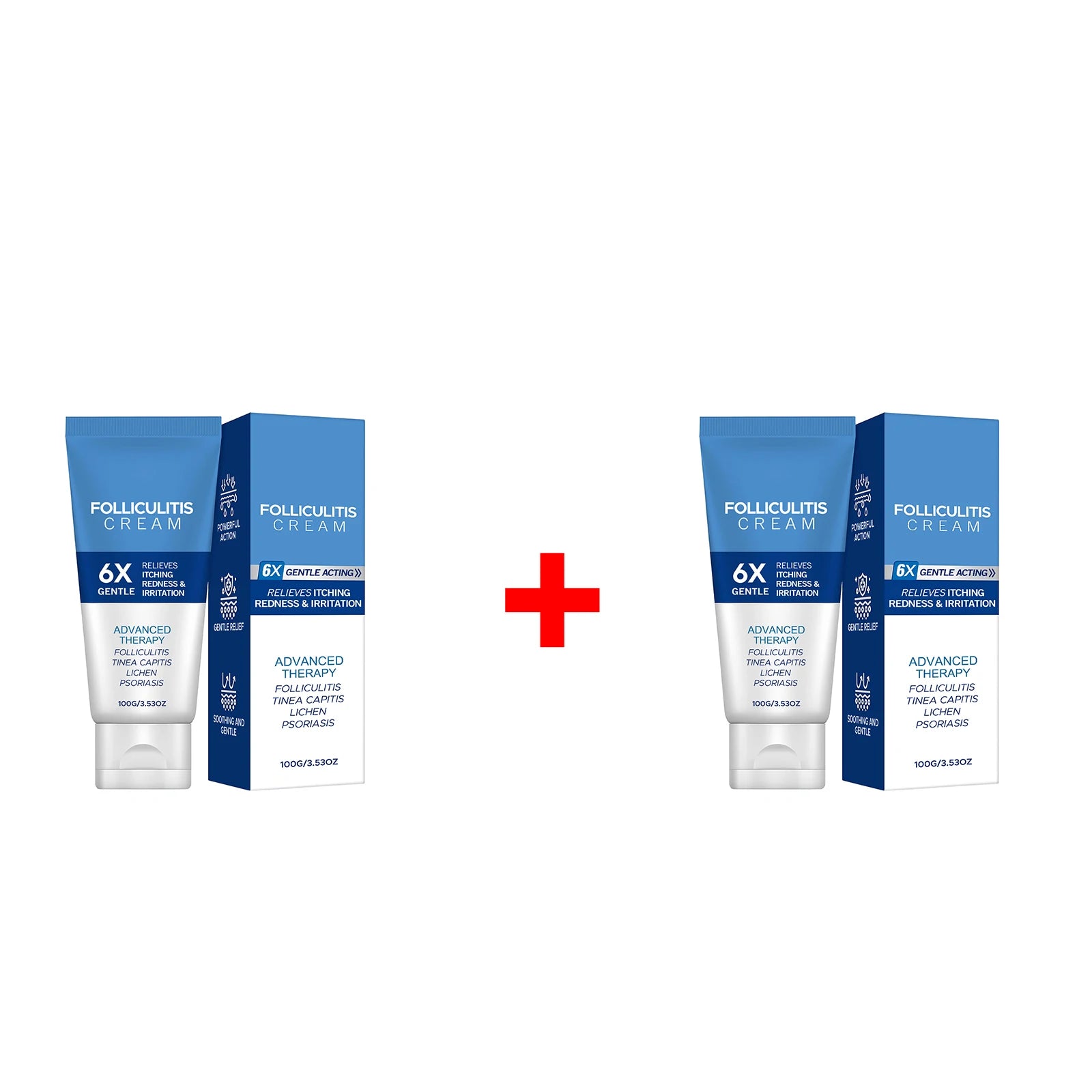 Folliculitis Cream Reduce Redness Relieve Itching Soothing Stimulating Herbal Gentle Smoothing Nourishing Care Cream Oasis Select 2pcs