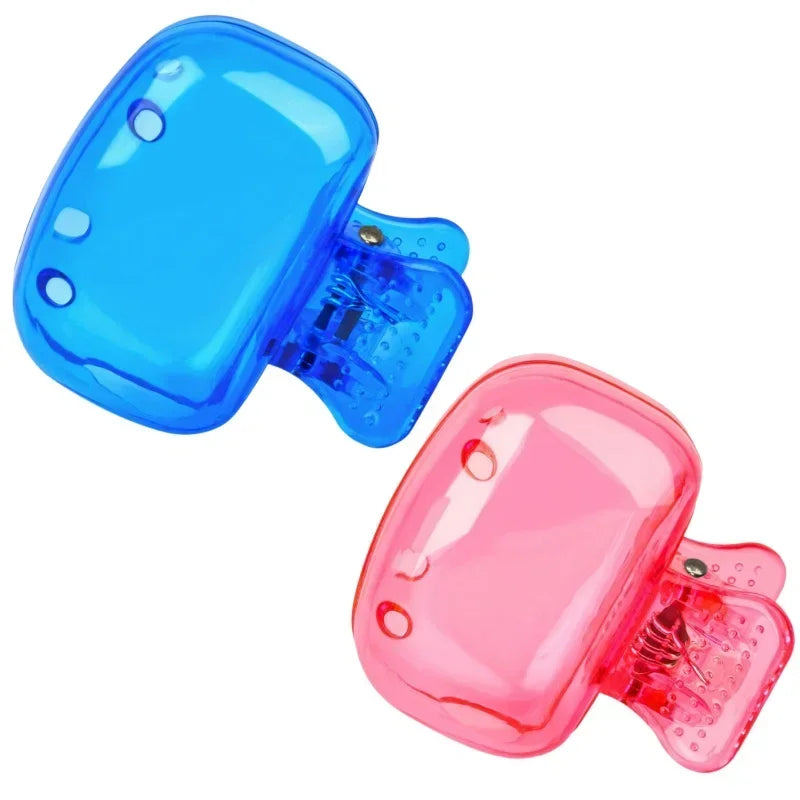 Toothbrush Covers Portable Toothbrush Protector Coverings Clips Tooth Brush Storage Head Cover Cap Tooth Brush Covers for Kids Oasis Select 2PCS Mixed Color A
