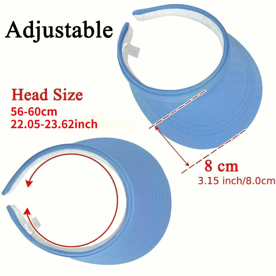 3PCS open-top sun protection hat - headband style sun hat - essential for summer outdoor activities - breathable open-top design Oasis Select