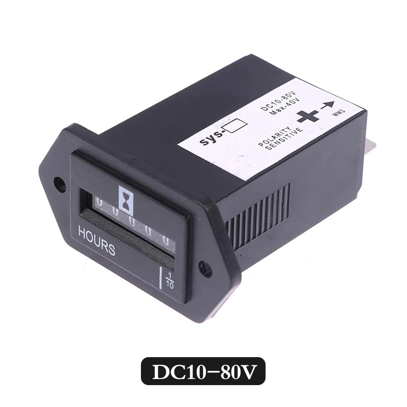 Wholesale 6 Digits 100-250V AC 10-80V DC Hour Meter,Complete Sealed Quartz Timer Counter SYS-1 Oasis Select A