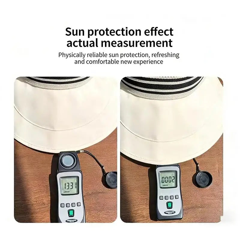 Summer Outdoor Fisherman Hat Women Breathable UV Protection Wide Brim Lightweight Sun Cap for Holiday Camping Oasis Select