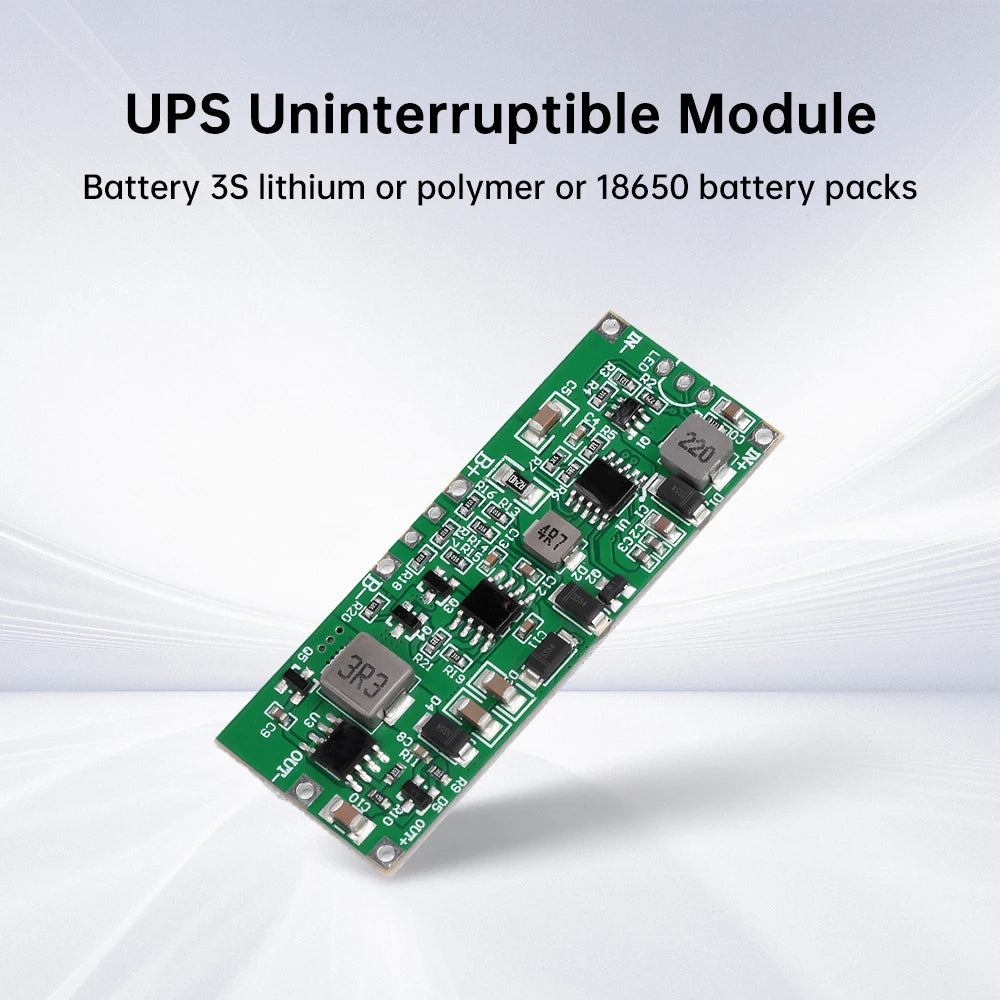 DC 12V 3A 24W 36W 3S Lithium Battery Pack UPS Module Charging Discharging Automatic Switching Uninterruptible Power Supply Board Oasis Select Default Title