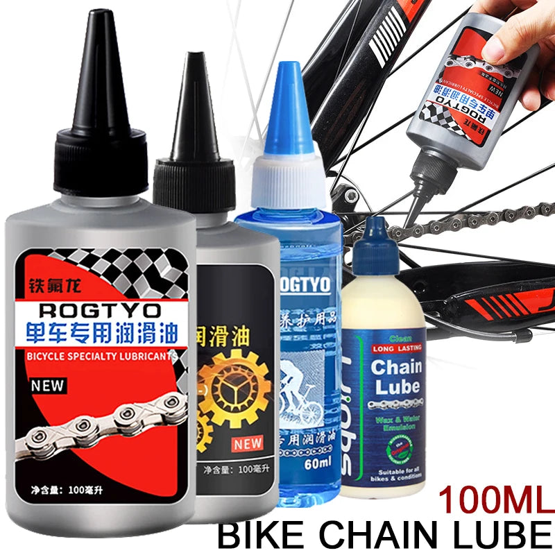 MTB Road Bike Chain Lube 100ml Bicycles Special Lubricant Mountain Bike Dry Lube Chain Oil Fork Flywheel Chain Bike Accessories Oasis Select