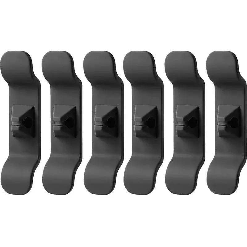 1/2/3/5/6pcs Cord Organizer Cable Wrap Holder For Kitchen Appliances Mixers Blenders Coffee Makers Pressure Cookers Air Fryers Oasis Select 6PCS Black
