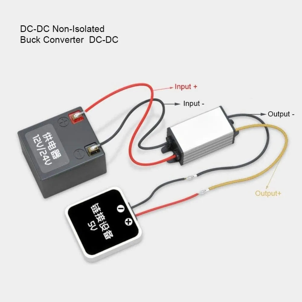 DC To DC Converter 12V/24V To 5V 3A Step Down Power Module Voltage Regulator Stable Non Isolated For Car Truck Boat Solar System Oasis Select