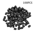 Car 100pcs Tubeless Tire Valve Valve Cap Car Tire Valve Cap Car Truck Bicycle MTB Dust Cap Oasis Select black China Mainland