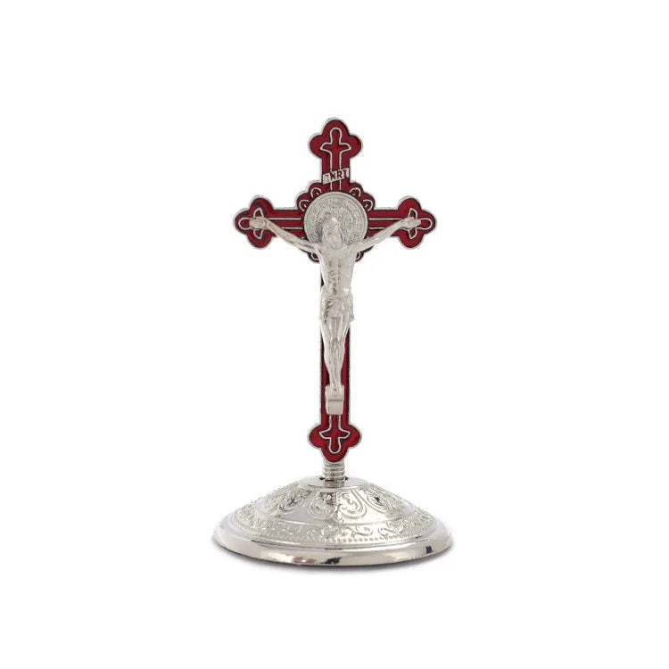 Home and Office Desktop Metal Decorations, Car Carvings, Creative Handicrafts, Ornaments and Ornaments Oasis Select Steel red 9cm shown in picture