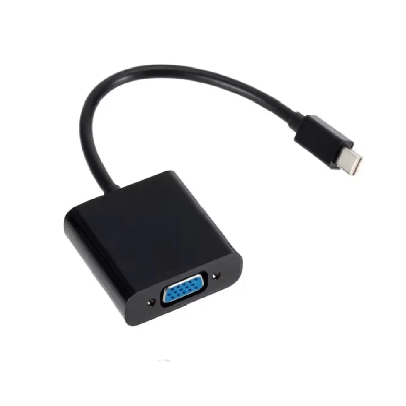 Mini DP to VGA Female Converter Adapter Cable 1080P Mini DisplayPort to VGA Adapter For Laptop PC Projector TV Converter Oasis Select