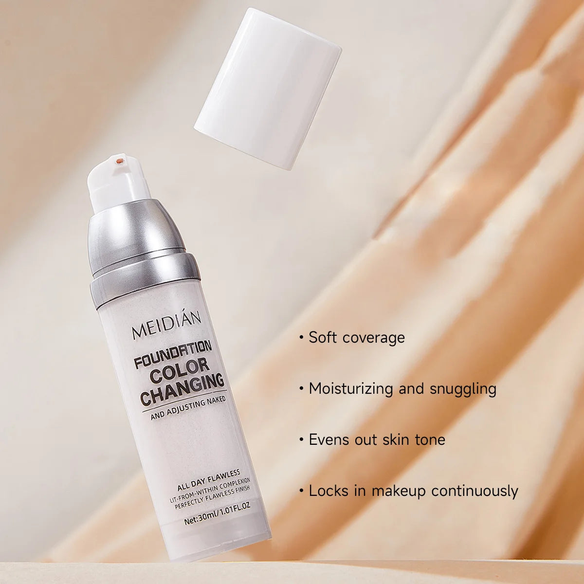 Liquid Foundation – Moisturizing, Long-Lasting Natural Finish Liquid Foundation Oasis Select