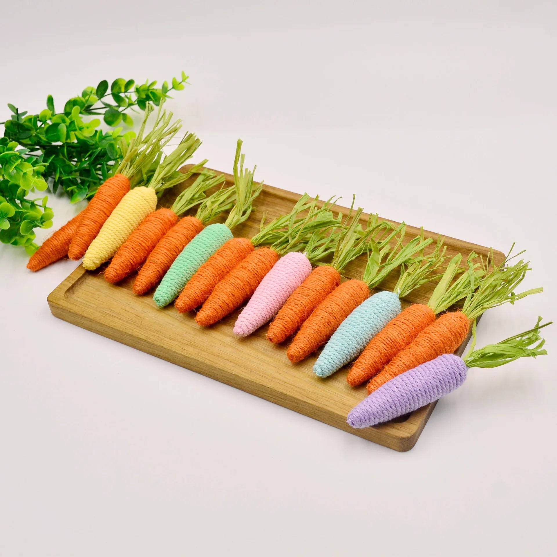 Easter Carrot Tray Decoration Twine Decoration Scene Layout Oasis Select