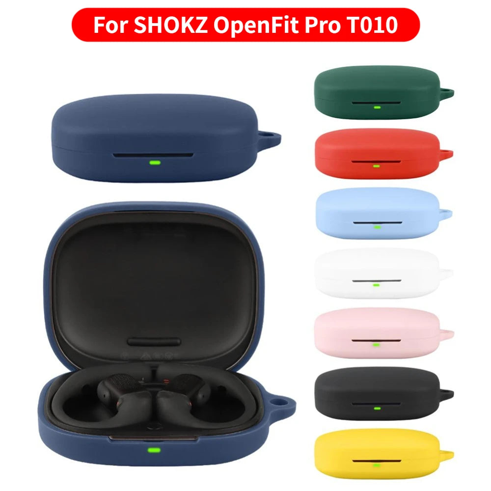 Silicone Protective Case for SHOKZ OpenFit Pro T010 Wireless Headphone Protector Case Cover Shell Housing Anti-dust Sleeve Oasis Select