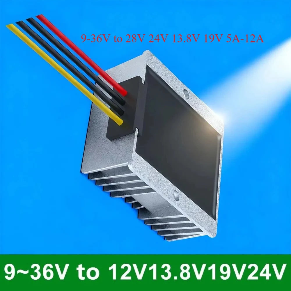 9-36V 24V to 28V 24V 13.8V 19V 5A-12A for 24V dual battery system lead-acid ba Boost/buck converter DC voltage regulator Oasis Select