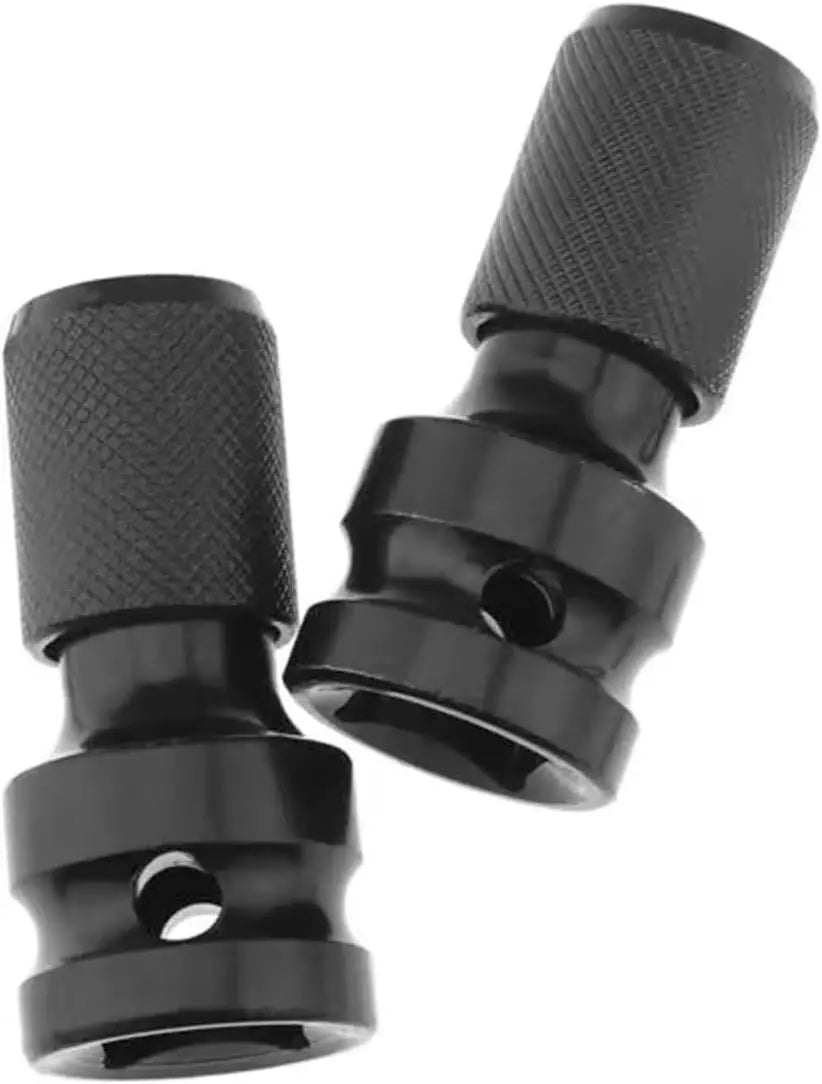 1/2PCS Electric Wrench Impact Wrench Drill Adapter 1/2 To 1/4 Hex Converter Socket Extension Bit Holder for Power Tools Oasis Select 2PCS
