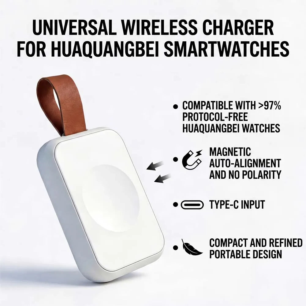 Magnetic USB-C Smartwatch Charger 5V – S8 Pro, DT3 & More Smartwatch Charger Oasis Select