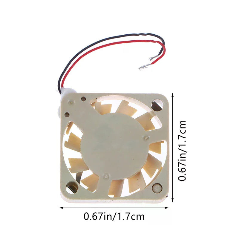 1703 5V 3.3v 1.7cm High-Turn Micro Cooling Fan 2Wires Bare Wires Drone Cooling Fan Accessories ﻿ Oasis Select