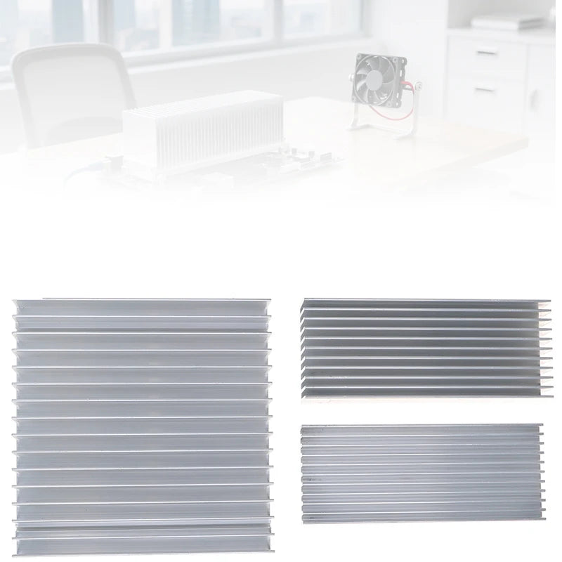 Extruded Aluminum Alloy Heatsink For High Power LED IC Chip Cooler Radiator Heat Sink Oasis Select