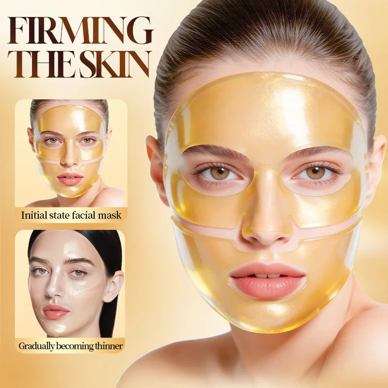 SADOER 24K Gold Collagen Face Mask – Firming & Hydrating Collagen Face Mask Oasis Select