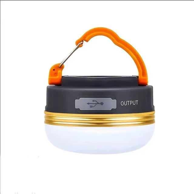 Powerful USB Rechargeable LED Camping Lights Built-in Battery Outdoor Camping BBQ Tents Hanging Lantern Emergency Power Bank Oasis Select style A