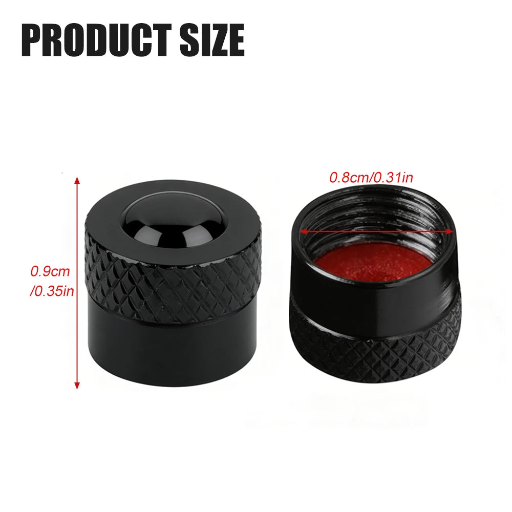 4PCS Tire Valve Caps with O Rubber Ring, Valve Stem Caps, Universal Stem Covers for Cars, SUVs, Bike, Trucks, Motorcycles Oasis Select