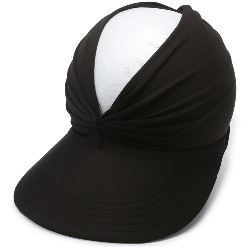 Women's UPF 50+ Wide Brim Empty Top Sun Hat – Beach & Sports