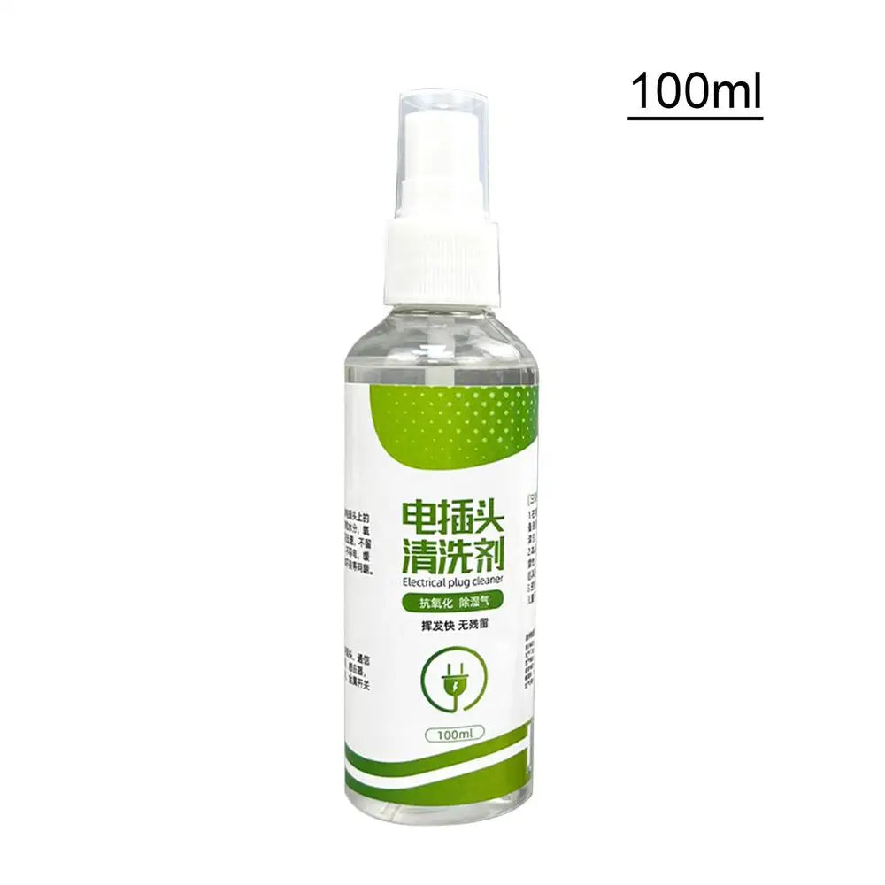 100ml Electrical Contact Cleaner Spray Fast-Drying Safety Aerosol Spray Industrial Equipment Degreaser Liquid For Car Plugs Oasis Select 100ml 1PC