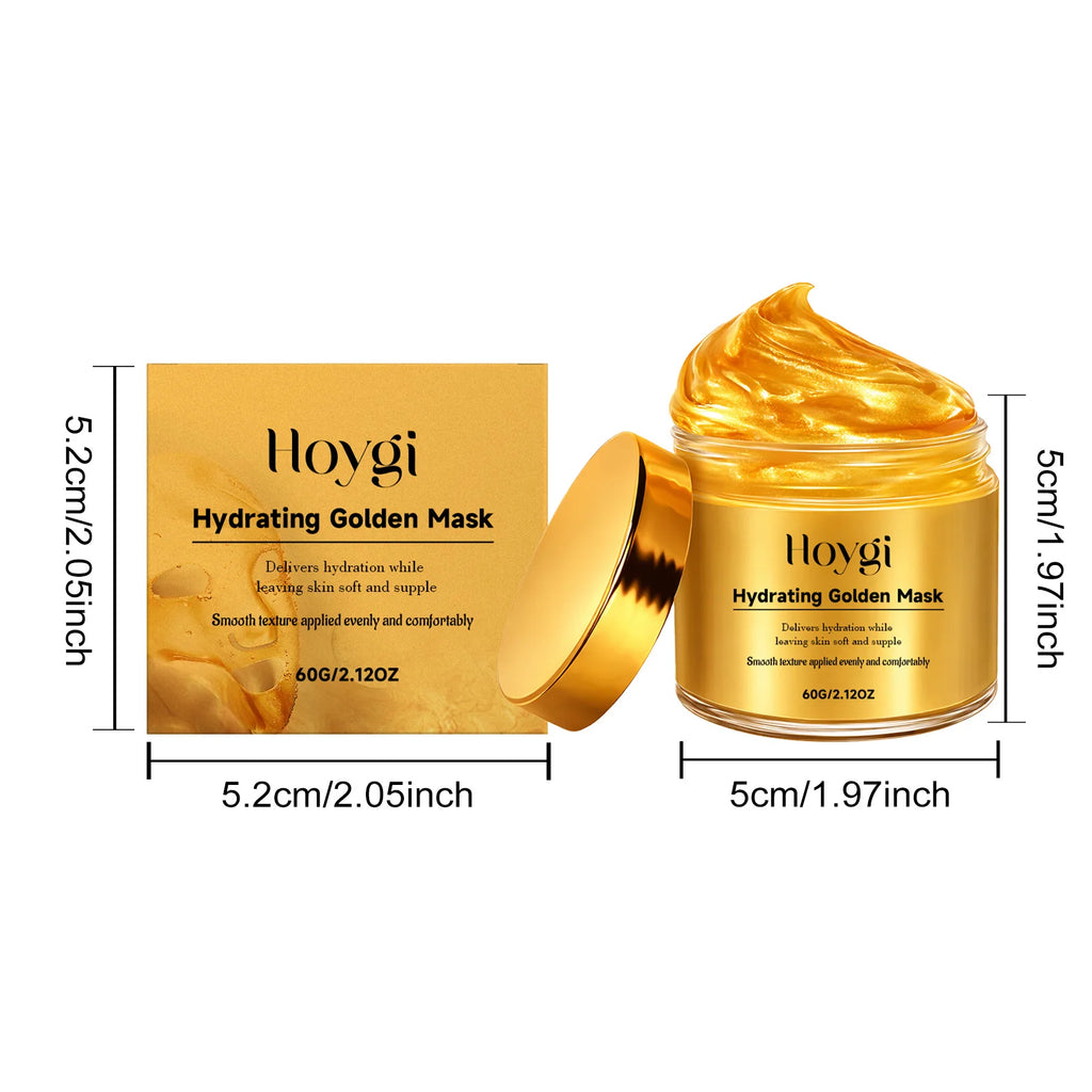 Hydrating Golden Mask Collagen Gold Peel Off Facial Mask Moisturizing Firming Reduces Wrinkles Removes Blackheads Dirt & Oils Oasis Select