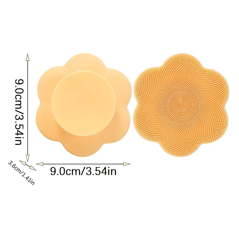 Silicone Exfoliating Shower Brush – Body & Scalp Massager Silicone Shower Brush Oasis Select