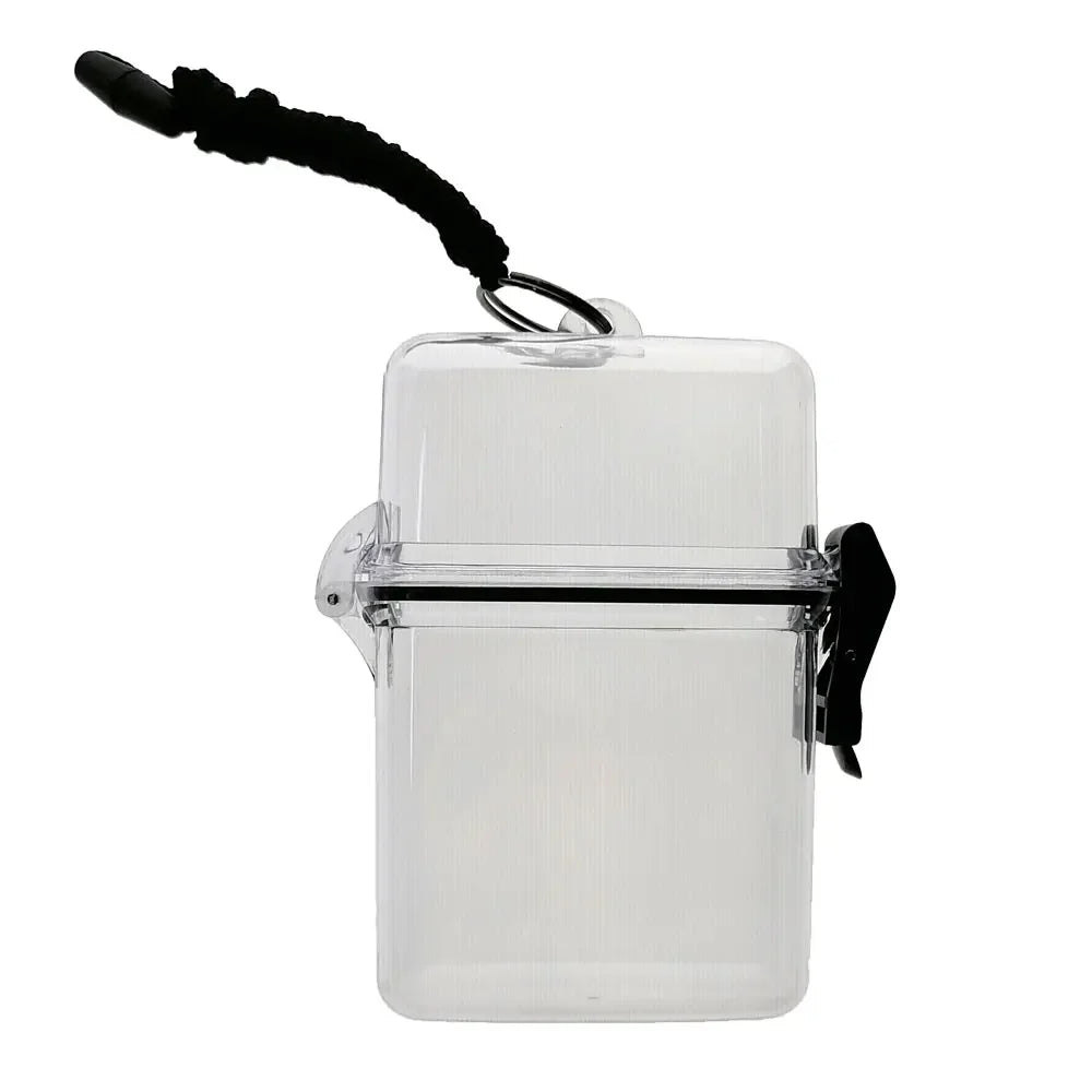 Plastic Dry Box Case Buoy Container for Scuba Diving Kayaking Inflatable Boat Swimming Surfing Bech Oasis Select clear