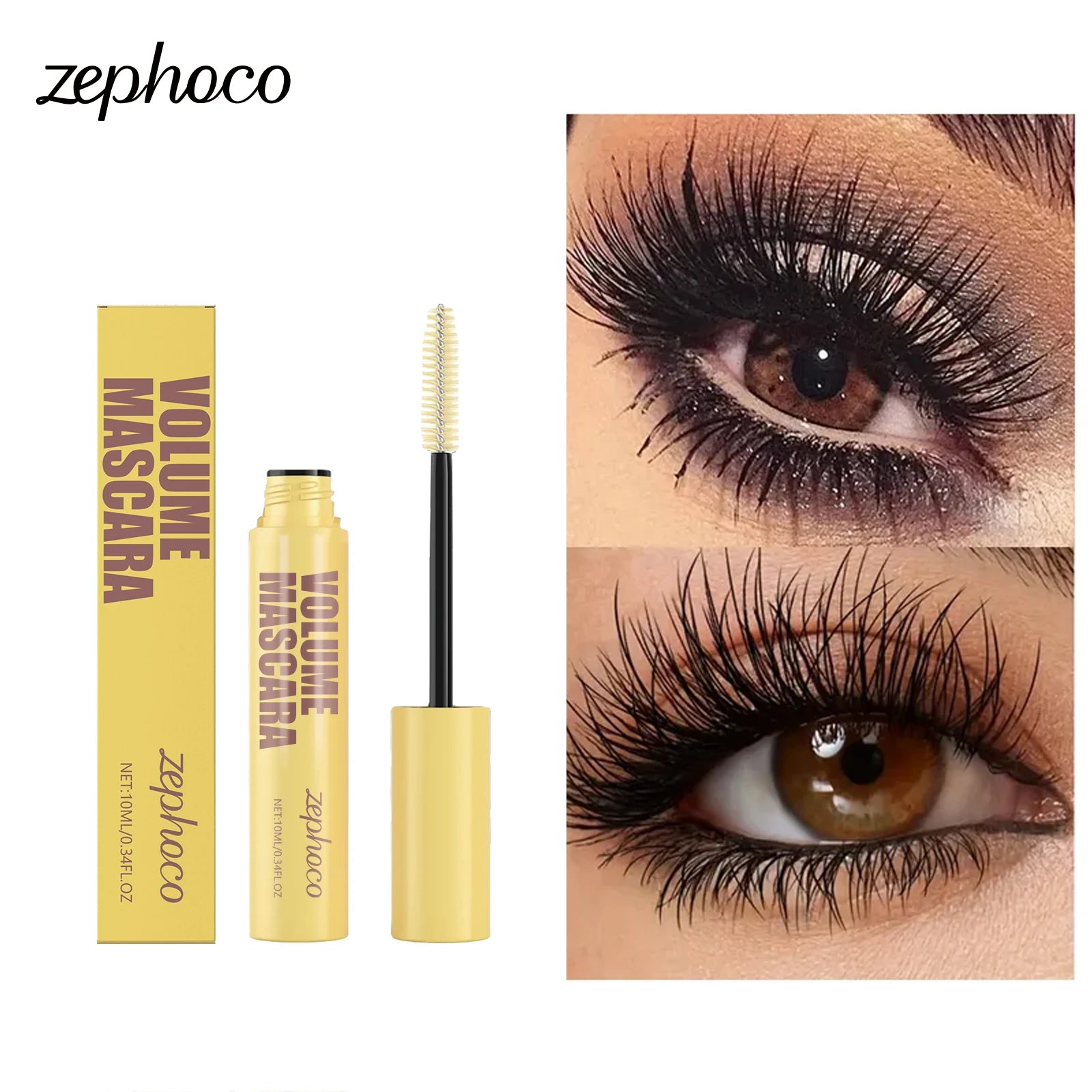 Volume Mascara Lengthening Eyelashes Curling Lasting Eyelash Extension Waterproof Mascara Natural Eyelash Enhance Eyes Cosmetic Oasis Select