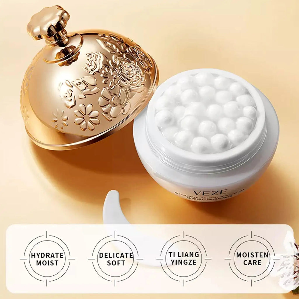 Collagen Pearl Filling Facial Cream For Face Women Lifting Firming Moisturizing Korean Cream Face Cream Skin Care Oasis Select