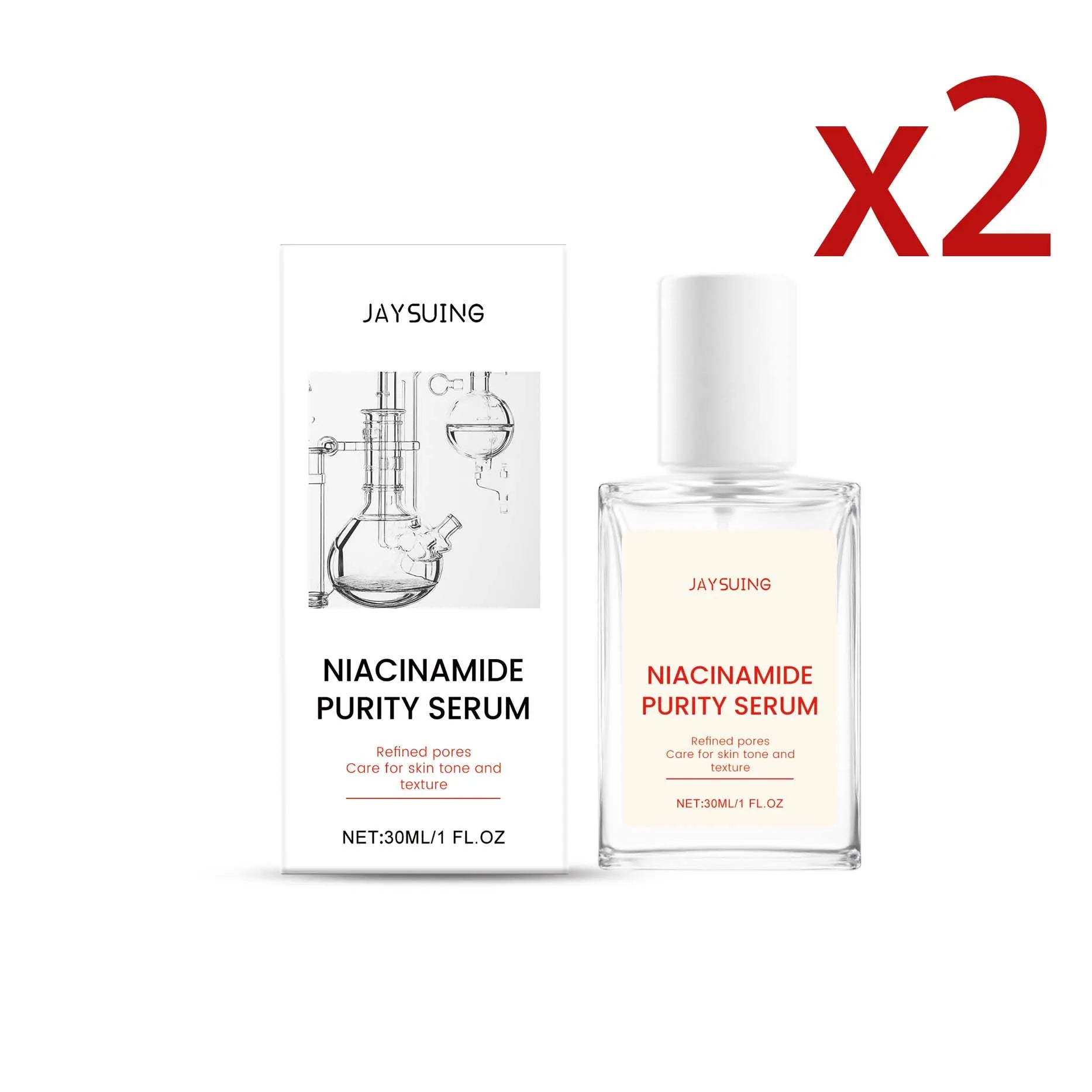 Jaysuing Nicotinamide Brightening Serum – 30ml Face Essence Brightening Face Serum Oasis Select 2x30ml