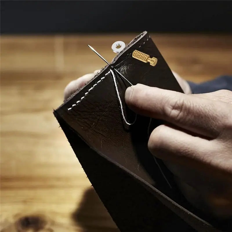 LIKE WISH 12Pcs Leather Suture Positioning Needles,Handmade DIY Leather Positioning Pins,12Mm18mm DIY Leathercraft Located Needl Oasis Select