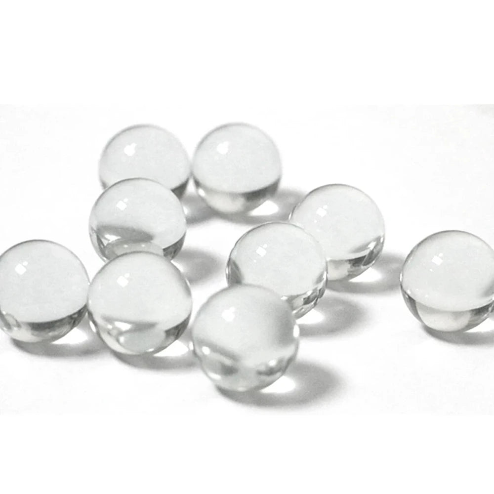 Clear Glass Marbles 20-Pack | 10mm 14mm 16mm Transparent Balls