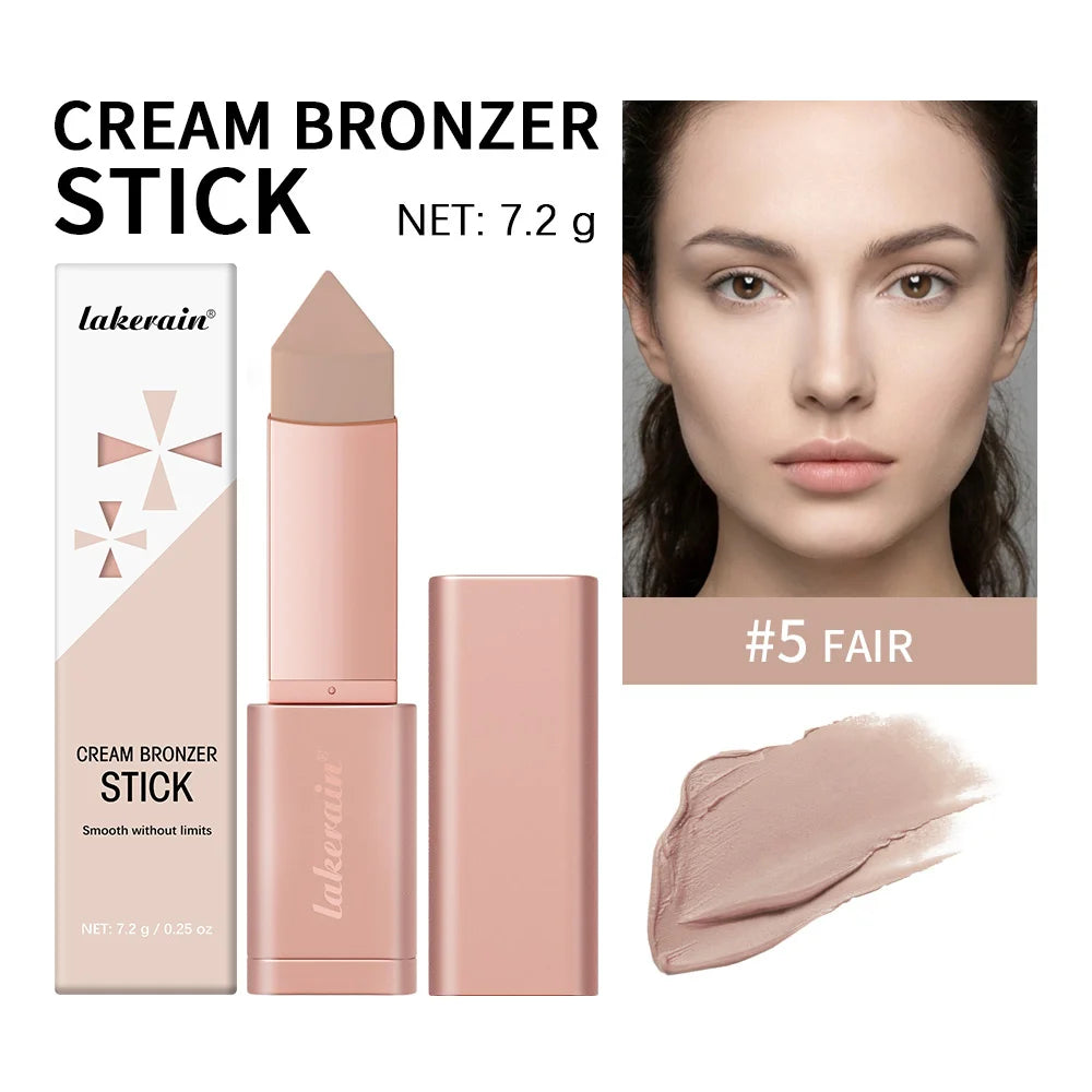 Contour Stick Bronzing Cream Bronzer Stick Contouring Instant Highlights Dark Circles Face Contour Facial Foundation Makeup Oasis Select 5fair
