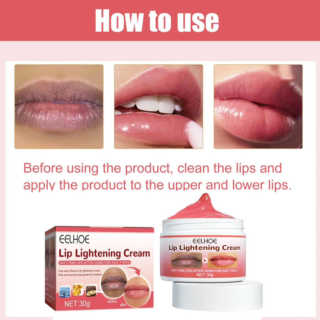 EELHOE Lip Brightening Cream – Lighten Dark Lips & Moisturize Lip Treatment Cream Oasis Select