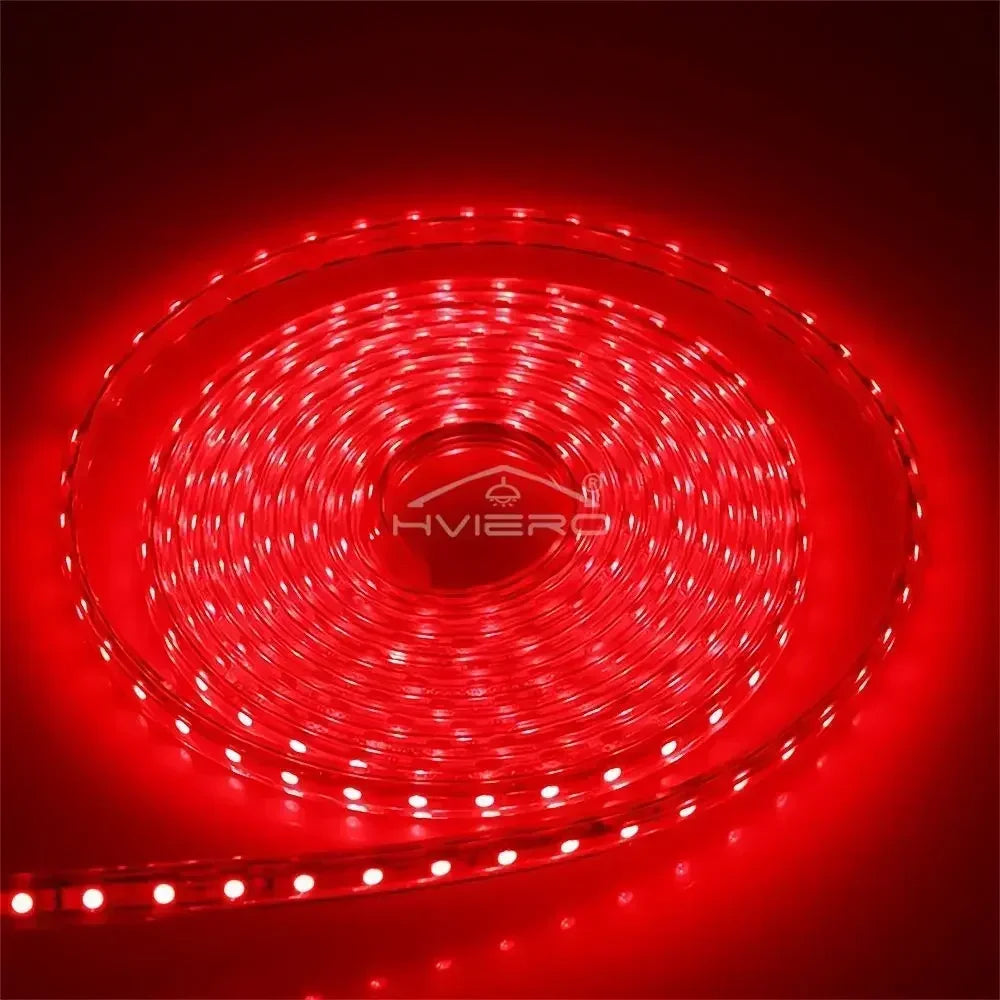 HVIERO 1M IP67 Waterproof 5050 SMD LED Strip Light 220V