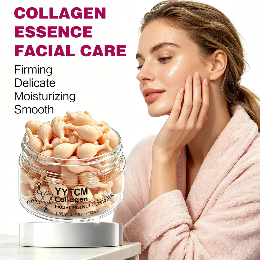 Collagen Capsule Essence, Moisturize Skin, Firming And Tighten Skin Capsule Serum, Deeply Nourishing Skin, Smooth Skin Oasis Select