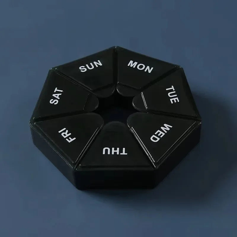 1 2 Portable Mini Seven Days Small Pill Box One Week Organizers