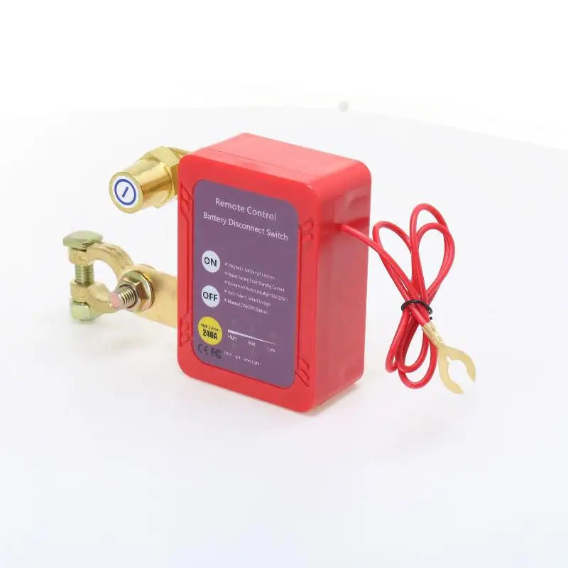 Remote Battery Disconnect 240A With LED Voltage Display Automatic Power Shut Off For Automobiles Oasis Select A4