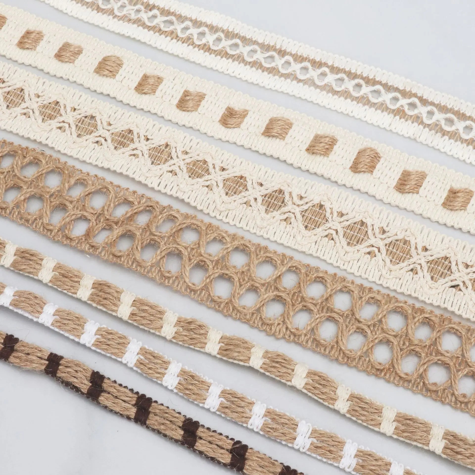 Natural Jute Lace Ribbon 2 Yards – Rustic Wedding & Gift Wrap