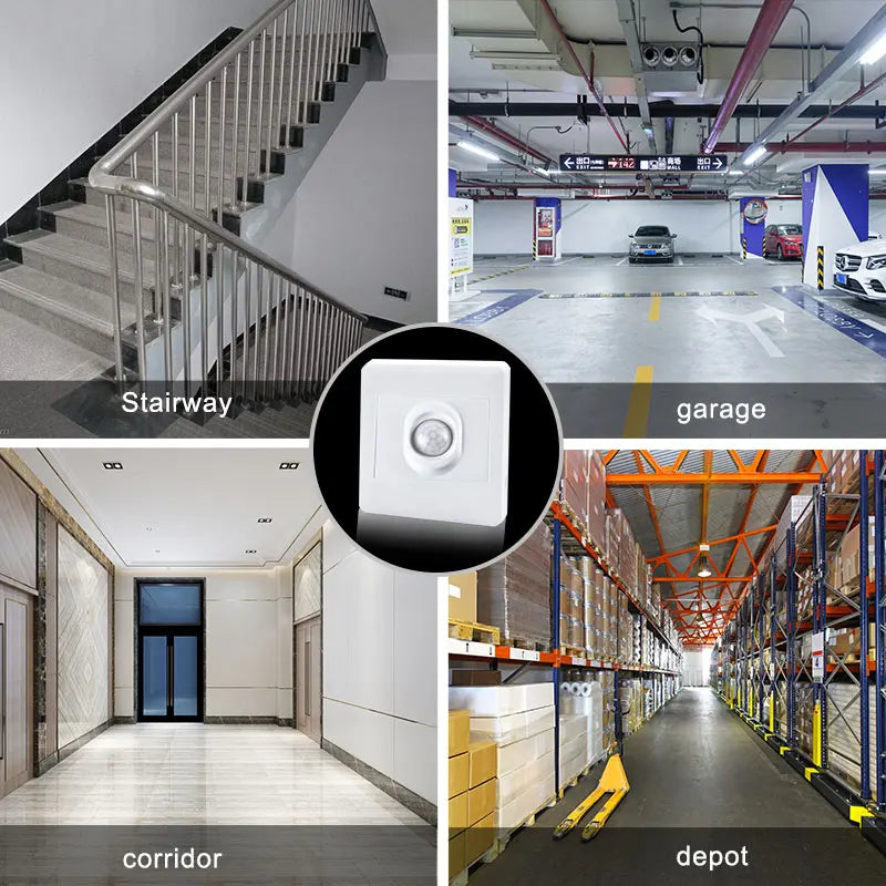 PIR Motion Sensor Switch AC110V-220V | Auto Infrared Light Motion Sensor Switch Oasis Select