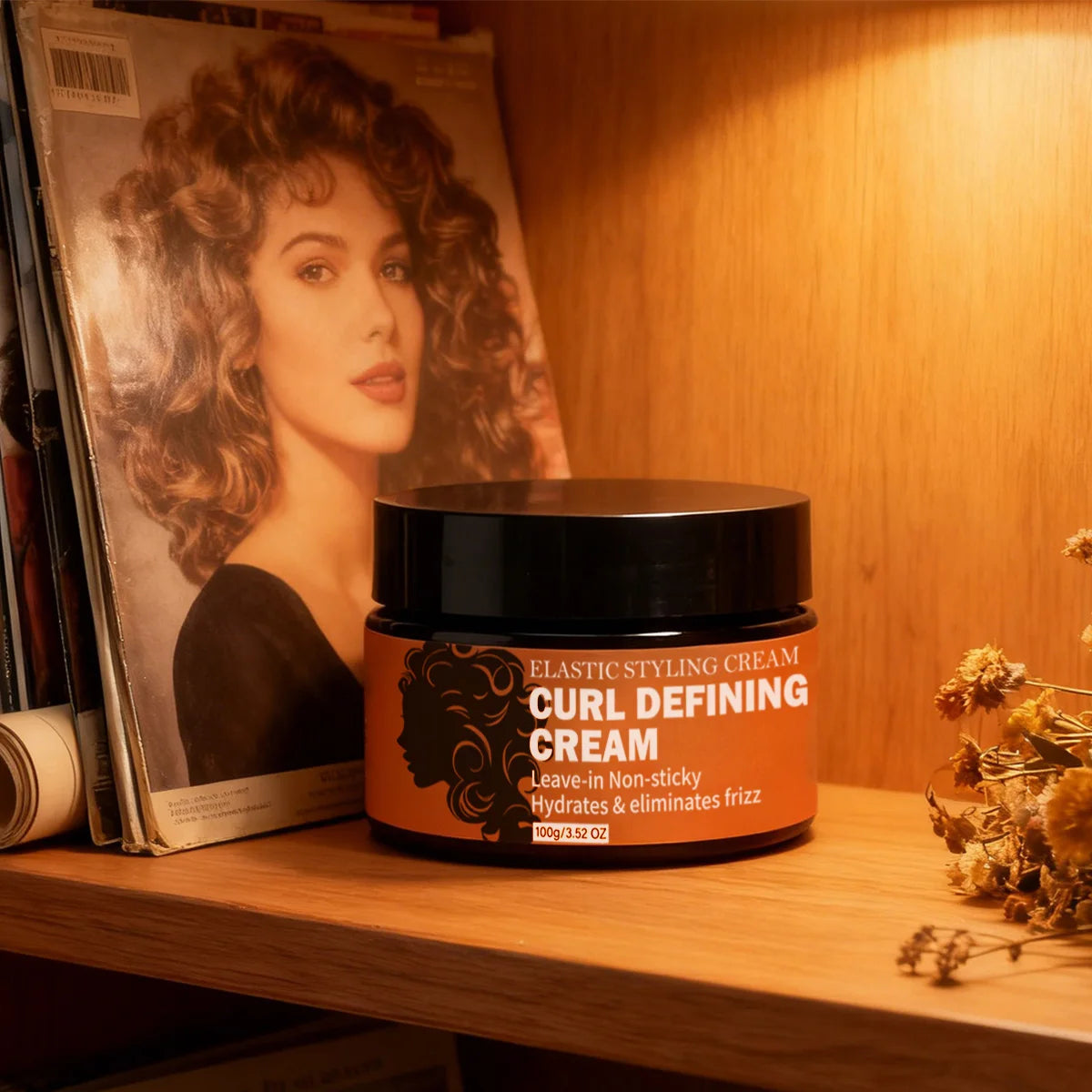 Hair Curly Cream Curly Hair Enhancer Moisturizing Frizz Hair Styling Wavy Wigs Enhance Smooth Nourishing Curl Boost Oasis Select
