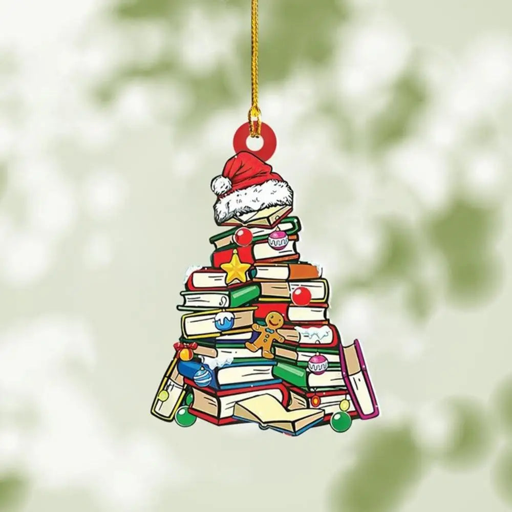 2D Acrylic Christmas Tree Ornament Pendant | 2025 Xmas Decor