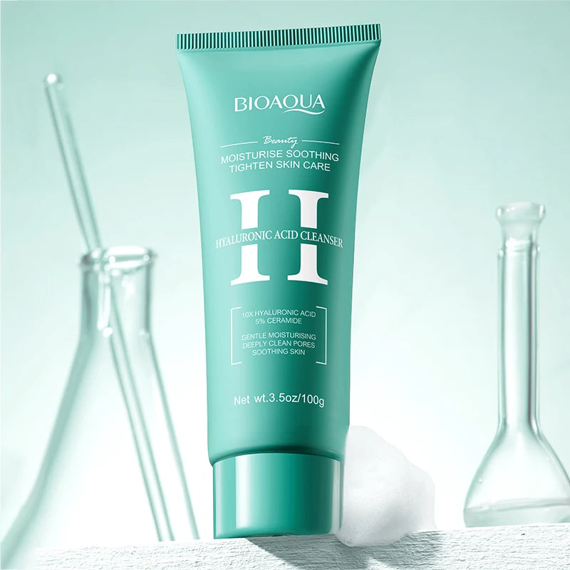 BIOAQUA Vitamin C Facial Cleanser – Brightening Foam Face Wash Vitamin C Face Wash Oasis Select hyaluronic acid