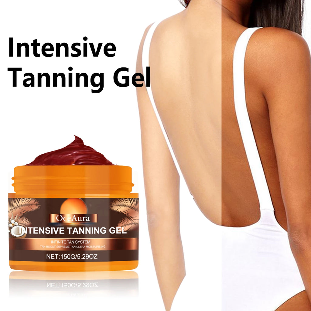 OceAura Self Tanner Body Bronzer Cream – Sunless Tan 150g