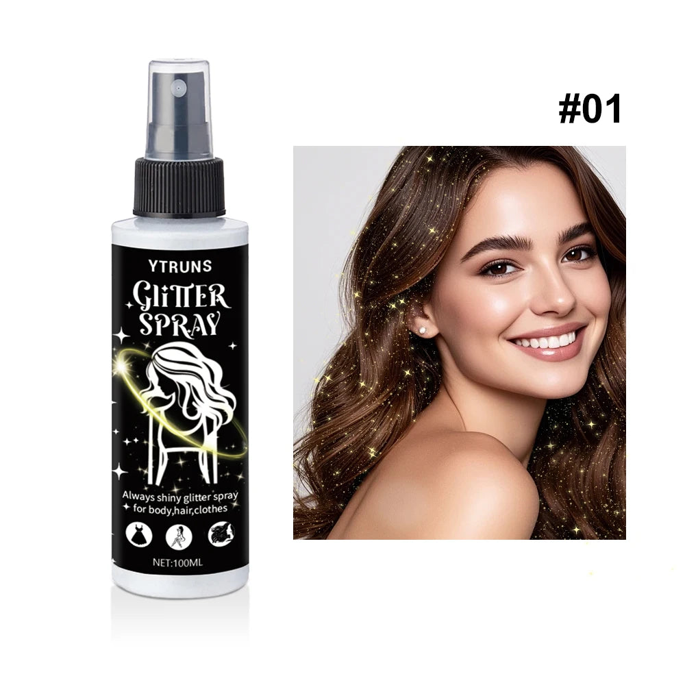 Radiant Glitter Highlighter Body Spray | Festivals & Parties