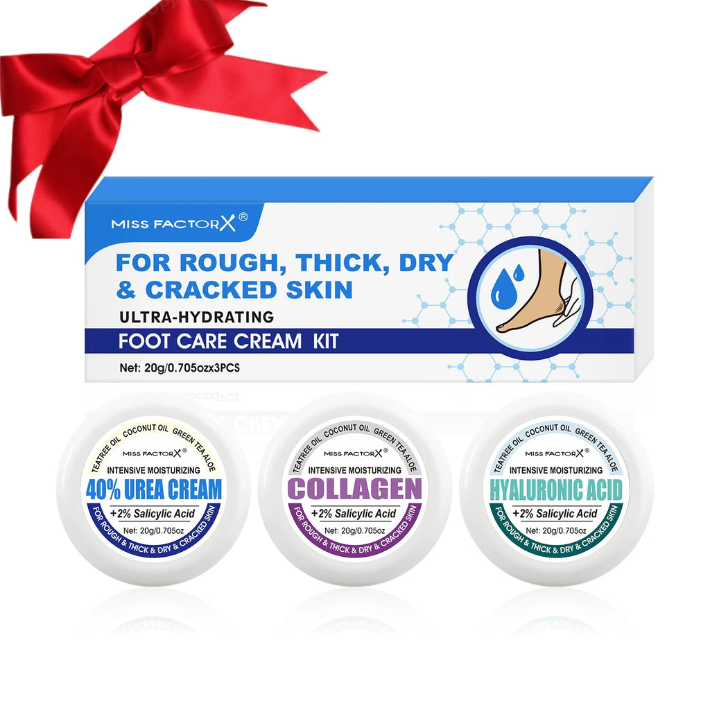 3PCS/Box Urea Foot Cream Moisturizer, with Salicylic Acid, for Dry and Cracked Feet - Hand and Foot Care for and Women Oasis Select