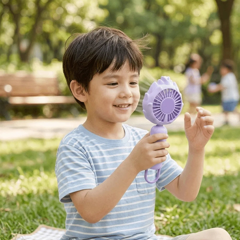 High Speed USB Rechargeable Hand Fan USB Rechargeable Compact High Speed Hand Fan Portable Turbo Mini Fan for 3.7V500mAh Home Oasis Select